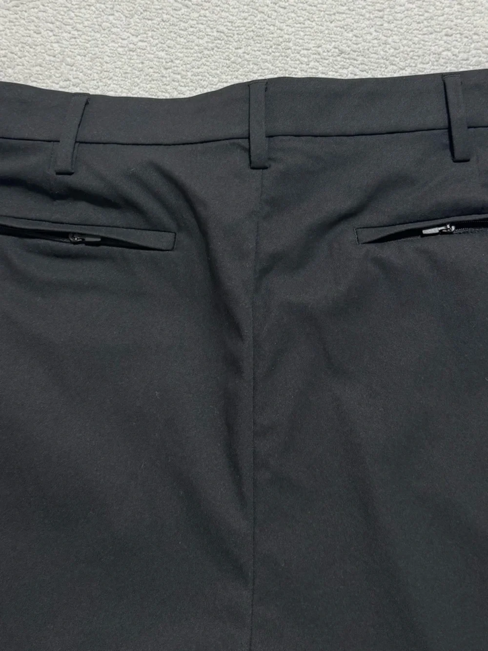 BR Standart Banana Republic Black Standart Fit Crop Zip Leg Mans Pants Size 38R